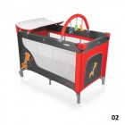Детская кровать-манеж Baby Design Dream 2012 02 Красный